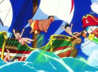 哆啦a梦大雄的金银岛：寻宝遭遇险境，大雄爆发小宇宙拯救机器猫