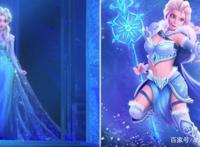 当迪士尼公主变成DOTA2英雄，艾莎是冰女无疑，花木兰化身龙骑士