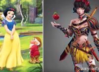 当迪士尼公主变成DOTA2英雄，艾莎是冰女无疑，花木兰化身龙骑士
