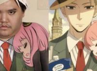 第一男装大佬熊祁变无能奶爸？Cos间谍过家家，被怀中婴儿吐一身