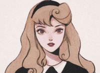 动漫壁纸：迪士尼公主在霍格沃兹的入学照，个人认为贝尔最美