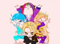 《叶罗丽》角色美颜图，仙境搞笑四人组，2D画风的王默也很美