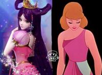 当叶罗丽们穿越到迪士尼，罗丽成了灰姑娘，冰公主变冰雪女王