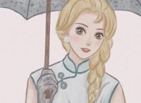 冰雪女王穿上旗袍后有多美？国人画师告诉你：风姿绰约，尽显妖娆