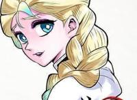 假如日漫大神画冰雪女王艾莎，海贼版像大妈女儿，龙珠神似布玛