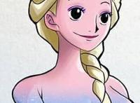 假如日漫大神画冰雪女王艾莎，海贼版像大妈女儿，龙珠神似布玛