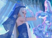 动漫里拥有冰雪之力的女神，涂山雅雅高冷霸气，艾莎公主温婉动人