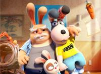 《闯堂兔3》曝人物关系海报闯堂兔家族喜萌迎新