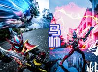 三大马帅铠甲，地狱风格最吸引人，以灰红为主，好像归来的恶魔！