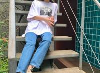 工藤静香漫画T配板鞋太少女，被误认木村心美，母女身材一样