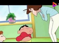 蜡笔小新，小新爸爸变成机器人，从此生活丰富多彩