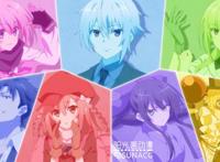 日本动漫《超人高中生》众女主开启“竞速”模式，车速快到跟不上