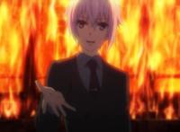 动画《超人高中生们在异世界从容生存》女仆版御子神司登场