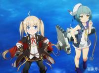 碧海航线，手游系动漫化作品，画面一级，一场少女拯救世界的游戏