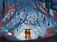 《天官赐福》官方海报放出，枫林初遇有亮点，上元祭天很浪漫！