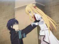 动漫《刺客守则》梅琳达使用玛那获胜，被绿的菲尔古斯似乎不开心