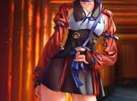 今日精美插画分享，甲铁城的卡巴内瑞，无名小姐姐参见