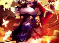 今日精美插画分享，甲铁城的卡巴内瑞，无名小姐姐参见