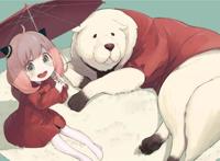 动漫《间谍过家家》，简单的线条勾勒出传神的角色表情，活灵活现