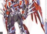 四个红色的假面骑士变成高达，亚极陀造型真帅气