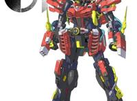 四个红色的假面骑士变成高达，亚极陀造型真帅气