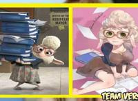 疯狂动物城全员色气拟人化，我竟然看上一只狐狸和老虎？！