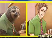 疯狂动物城全员色气拟人化，我竟然看上一只狐狸和老虎？！