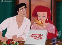 外出野餐的迪士尼公主，现代便装超甜美，“人比花娇”不夸张！