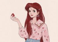 外出野餐的迪士尼公主，现代便装超甜美，“人比花娇”不夸张！