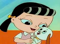 大头儿子小头爸爸中出现的小女孩造型，围裙妈妈小时候你见过吗？