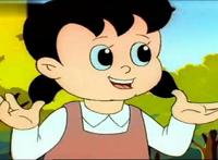 大头儿子小头爸爸中出现的小女孩造型，围裙妈妈小时候你见过吗？