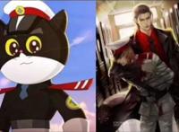 当动漫中的动物拟人化，黑猫警长帅气逼人，他却如此可爱