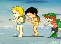 童年动漫中的穿帮镜头，唐老鸭的食物是烤鸡，海尔兄弟是超人？