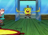 动漫海绵宝宝高清大图，独特的动漫画风，为友谊喝彩