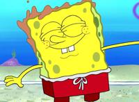 海绵宝宝高清大图，我们一起去抓水母吧，值得一看！