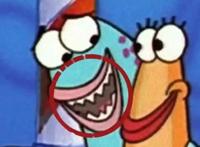 海绵宝宝：蓝鲨鱼也是怪咖，比奇堡没正常生物，这老兄随时斯巴达