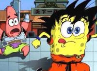 海绵宝宝乱入各种动漫，鸣人苦无插汉堡，一护手抚斩魄刀