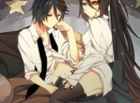 二次元动漫情侣爱情