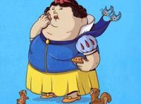 动漫中的人物变胖之后会是什么样的呢？网友：还我心目中的女神！