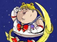 动漫中的人物变胖之后会是什么样的呢？网友：还我心目中的女神！