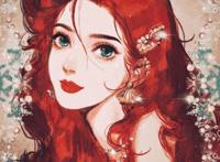 迪士尼公主的不同画风，爱丽儿一头秀发让人羡慕，艾莎女王范十足