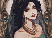 迪士尼公主的不同画风，爱丽儿一头秀发让人羡慕，艾莎女王范十足