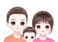 动漫头像，每个家庭都要有的动漫形象，简单又温馨