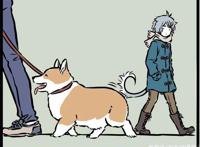 搞笑漫画：萌犬与变态之间仅一线之隔