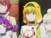 《在异世界迷宫开后宫》第二话后宫全员出镜，不过为什么没有福利