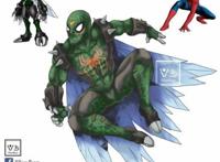 经典日漫角色与美漫超级英雄跨界融合，创意十足画风奇妙