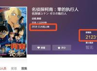 失落！《名侦探柯南：零的执行人》内地上映时间又遭延迟