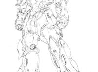 高达线稿图集，大家能认出都是什么机体吗？