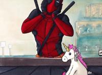 动漫角色逛超市，死侍买独角兽，猫女买猫砂，看到大白：太暖了！