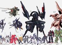 机动战士高达不同机体身高对比图，沙扎比与新吉恩号差不多？